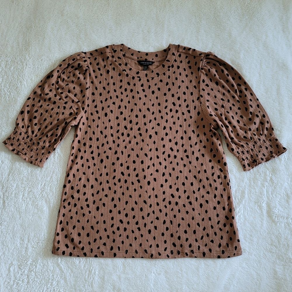 ✨️HP✨️ Lucky🍀 Brand Cheetah Print Top